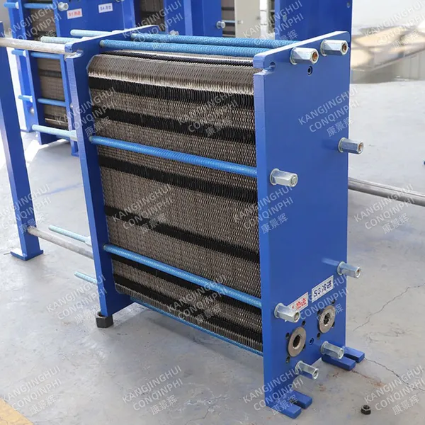 High Energy Efficiency Plate Heat Exchanger, Semi-Auto Cleaning Design, 220V Circulation Pump Included photo-4