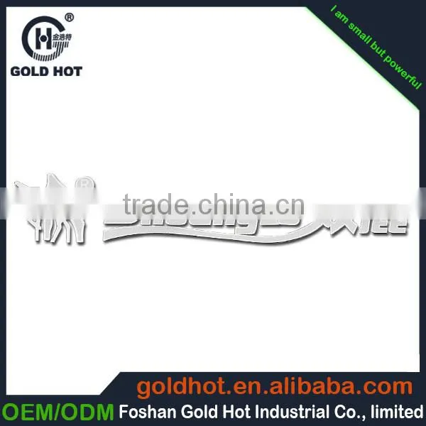 Famous Brand Metal Label Design, Custom Manual Exquisite Metal Letter Sticker for Furniture,household Appliances photo-2