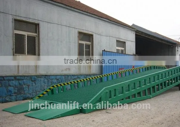 0.9~1.7m, 8 Ton Front Load Containers /hydraulic Loading Ramp /adjustable Loading Ramp photo-2