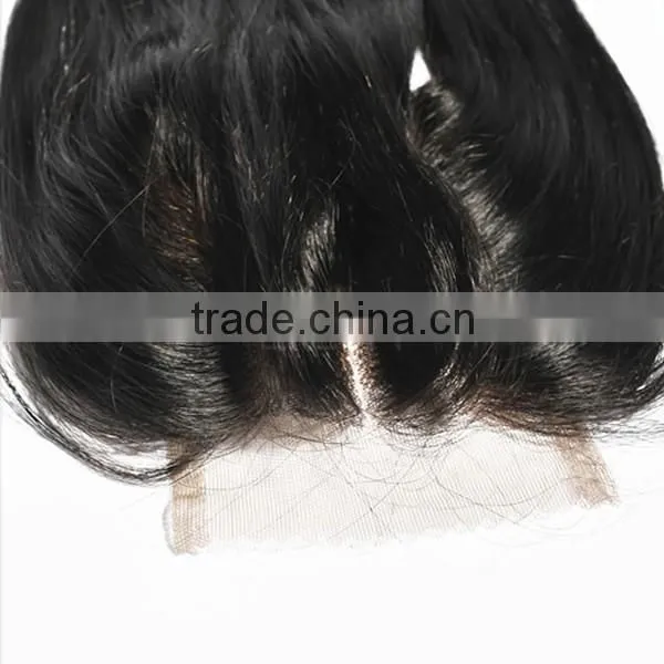 7A Wholesale Virgin Hair Invisible Knots Silk Base Closure Cheap Stock Silk Base Closure Three 3 Part Silk Base Lace Closure photo-4