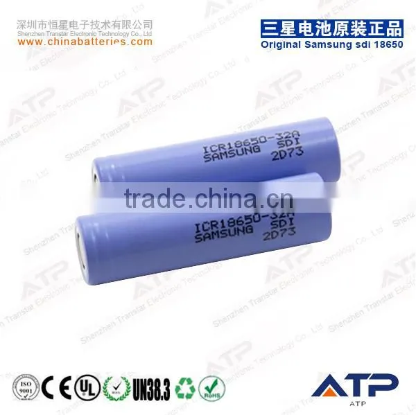 Hot Saling Grade A Cell Samsung Sdi ICR18650-32A Rechargeable Battery Cell/ 3200mah e Cig Battery photo-2