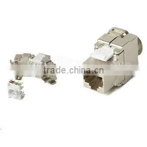 RJ45 Singer Port RJ45 Cat6A FTP Female Keystone Jack photo-4