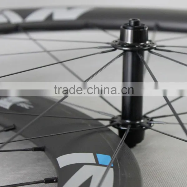 56mm Clincher Carbon Bicycle Wheels 27mm Width Road Bike Wheelset R13 Hubs Sapim CX-Ray Spokes 56C photo-3