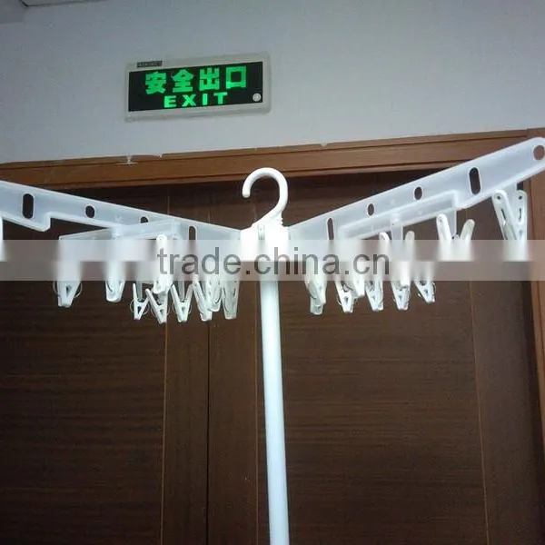 Household Products Folding Plastic Laundry Dryer Hanger photo-3