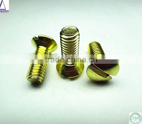 High Quality Copper Truss Head Slotted Screw
