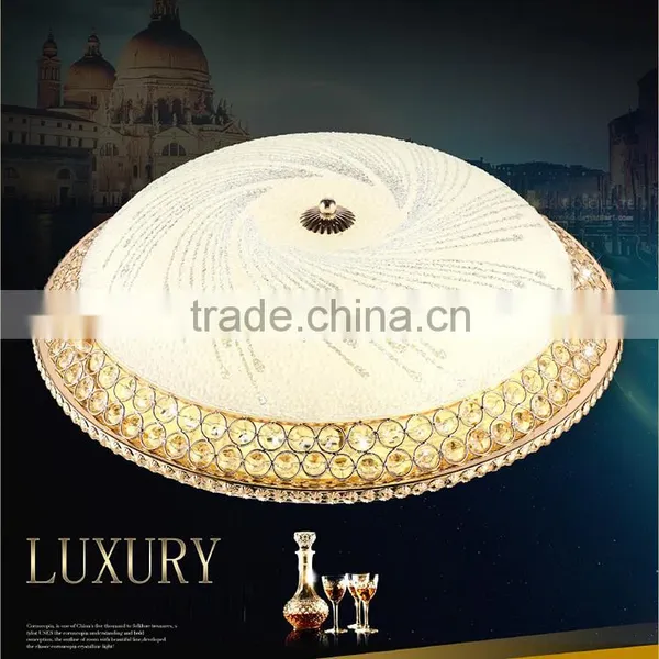 60W Modern Luxury LED Crystal Ceiling Light Living Room LED Absorb Dome Light SMD Double-Color photo-2