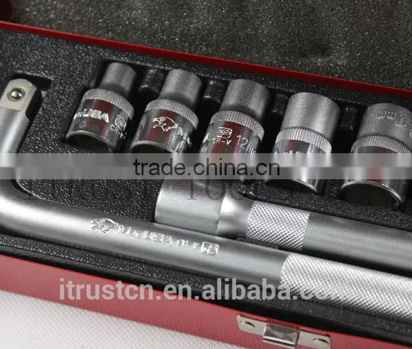 10PCS 1/2" Metall Box Socket Set 4010AAL GS KING TOOLS Made in China photo-3
