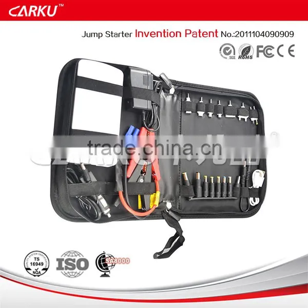 12000mAh 12V Diesel and Gasoline Auto Multifunction Vechile Mini Car Jump Start With 19V PC Charge photo-4