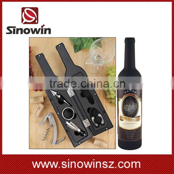 Colorful Glass Shaped Gift Wine Opener Set photo-4