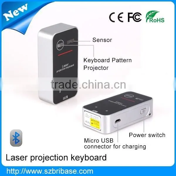 Wholesales NEW Cheap Wireless Bluetooth Virtual Laser Projection Keyboard Mouse photo-3