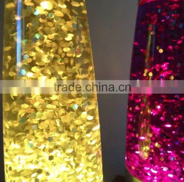 USB LED Flashing Floating Lava Lamp Glitter Lamp Quality Choice photo-2