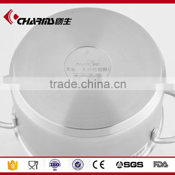 Large Electric Induction Stainless Steel Stock Pot Cooking Cookware Pot With Cover photo-4