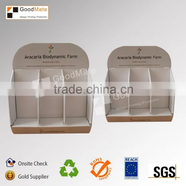 Goodmate Full Colour Printing Retail Store Product CDU/PDQ for Skin Care Products