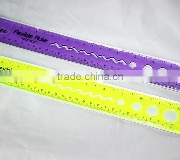 2015 Hot Factory OEM High Quality PVC Ruler Latest Stationery Items photo-3