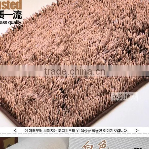 Floor Carpet Shiny Chenille Carpet Rugs With Anti Slip Base photo-3