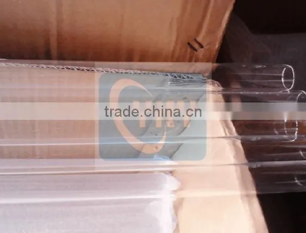 High Quality Transparent Quartz Tube for Double Zones Tube Furnace photo-2