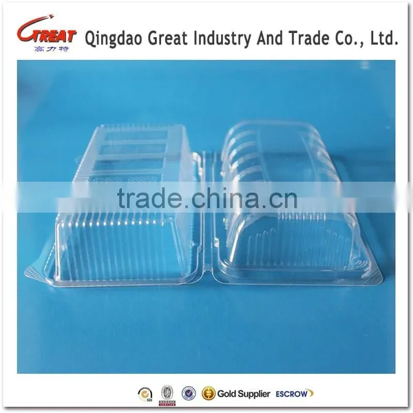 Food Grade Plastic Fruit Container for Food Vegetables Cakes Fruits Large Size photo-5