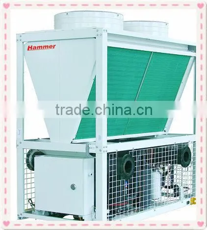HVAC modular air cooled scroll heat pump
