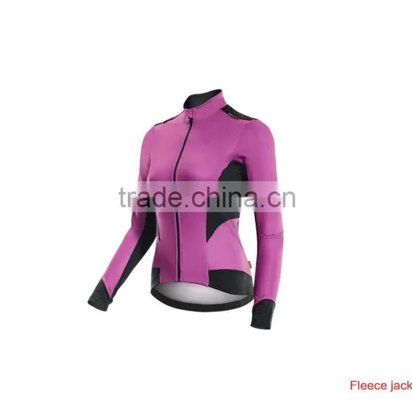 Custom Womans Mountaion Biking Fleece Jacket