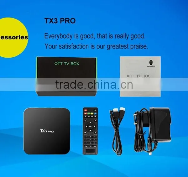 TX3 Pro Smart TV Box With Free Latest Live Show,Movie and Sports Pre-installed Kodi Watch Any TV Programs Streaming Media Player photo-6