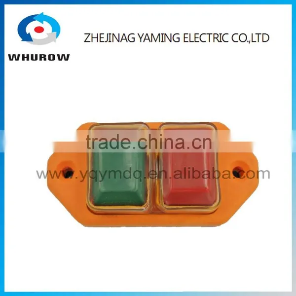 Ignition Momentary Press Push Button Switch YCZ3-A Emergency Stop 5 Pin IP55 On Off Red Green Sign Wiring Brass Feet photo-2