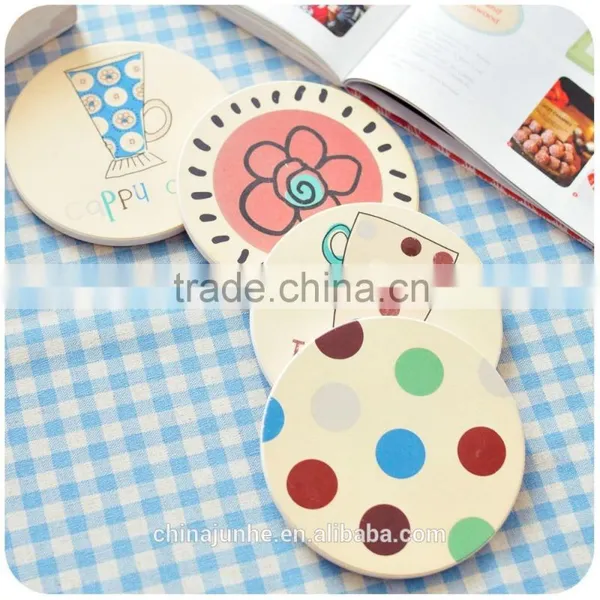 Wholesale Custom Design Cork Wooden Coaster for Home Decoration photo-2