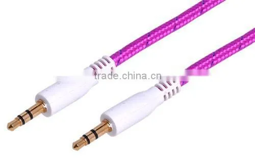 3.5mm Cable Stereo Plug to Stereo Plug 1.2 Mtrs Gold (black) photo-2