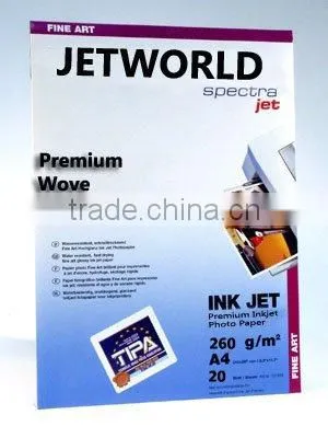 Professional Premium Wove Inkjet Photo Paper Printing Paper (RC Base)