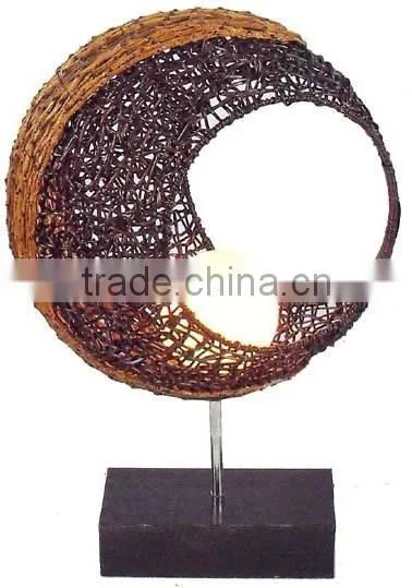 2015 Decorative Rattan Wicker Table Lamps/table Lights photo-2