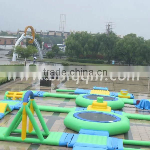 Large Inflatable Aqua Park Equipment Floating Water Playground