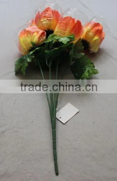 Yiwu Artificial Flower 7 Heads Making Decoration for Wedding photo-3