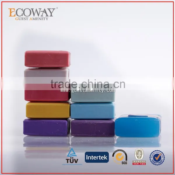 Beautiful Natural Hotel Soap Best Selling Square Bath Toilet Soap for Hotels photo-3