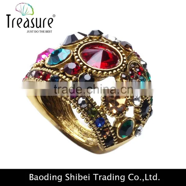 Fashionable Jewelry Mix Color Charming Jewelry Vintage Rings for Women and Men photo-5