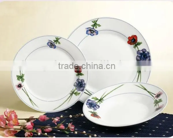 Ceramics Super White Dinnerware Sets Hongshun Porcelain
