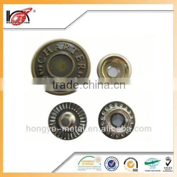 Round Shape Wholesale Two-prong Snap Button Direct Sale photo-5