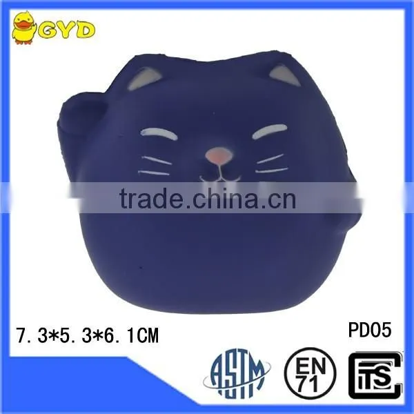 Cute PU Cartoon Animal Shape Fortune Cat Foam Stress Ball Quality Choice