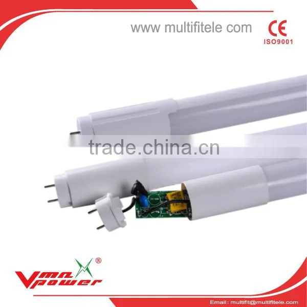 Customized CE Approved Ultrathin 10W/18W/24W Non-Rotatable T8 Led Tube photo-4