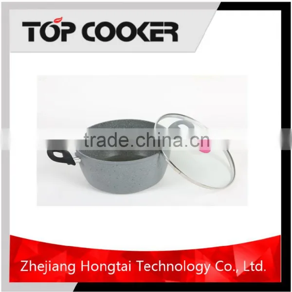 Aluminum Forged Marble Coating Electric Casserole With Lid photo-2