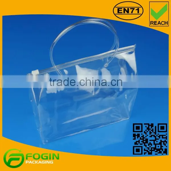 Custom Large Waterproof Cheap Transparent Plastic PVC Beach Bag photo-3