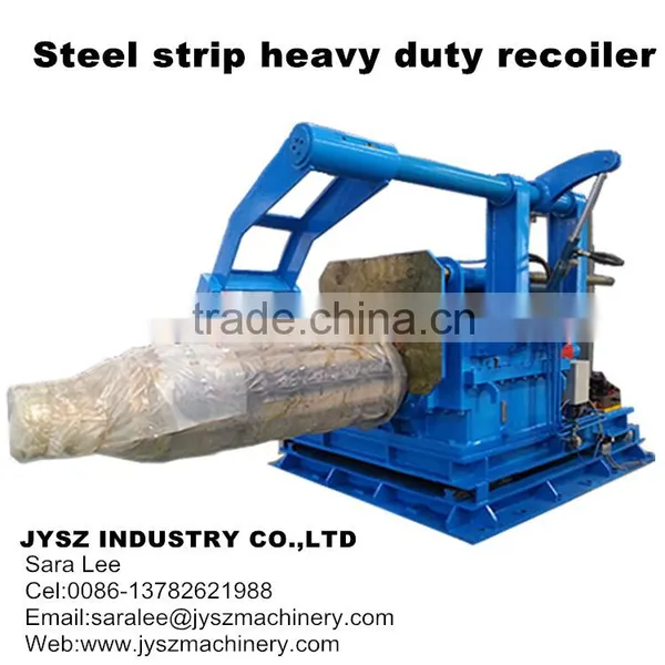 Galvanizing Line High Quality Heavy Duty Hydraulic Recoiler Uncoiler Machine photo-3