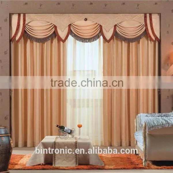 Bintronic Interior Window Covering Aluminum Alloy Track Screw Rod Driven Motorised Curtain photo-4
