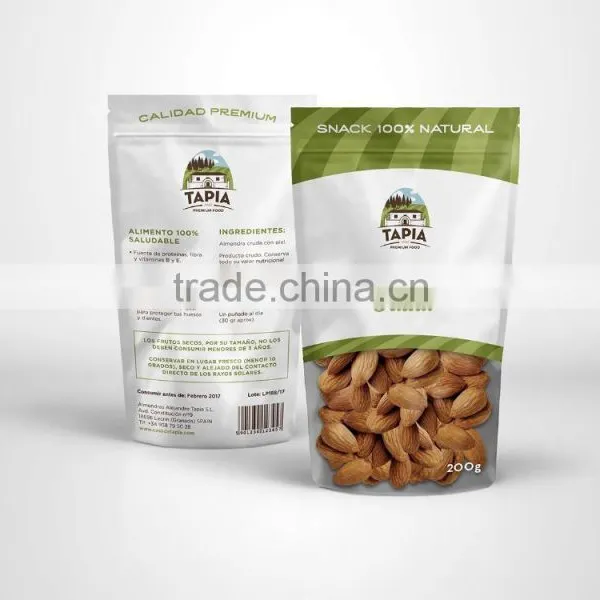 Matt Printing Clear Window Almonds Packaging Bag