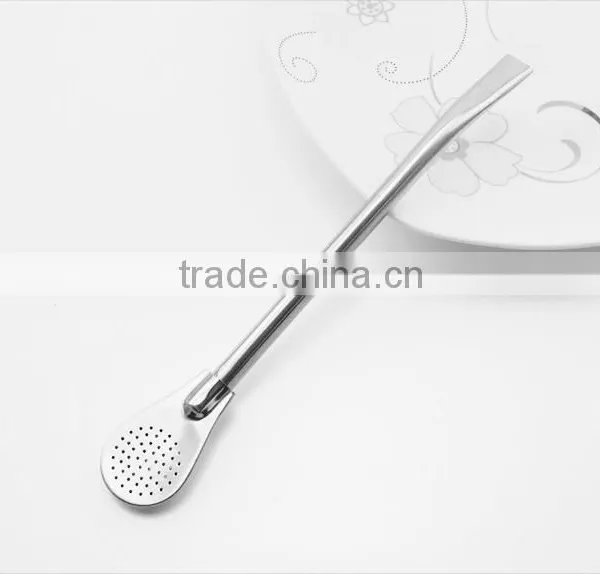 Bombilla for Yerba Mate With a Gold Ring - Stainless Steel - Spiral - Straw for Drinking Yerba Mate Tea Quality Choice