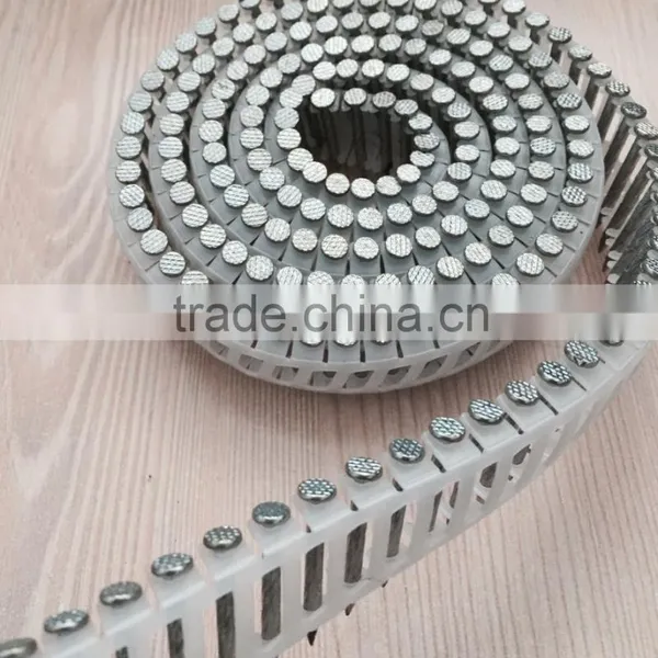 15 degree plastic sheet collated nails