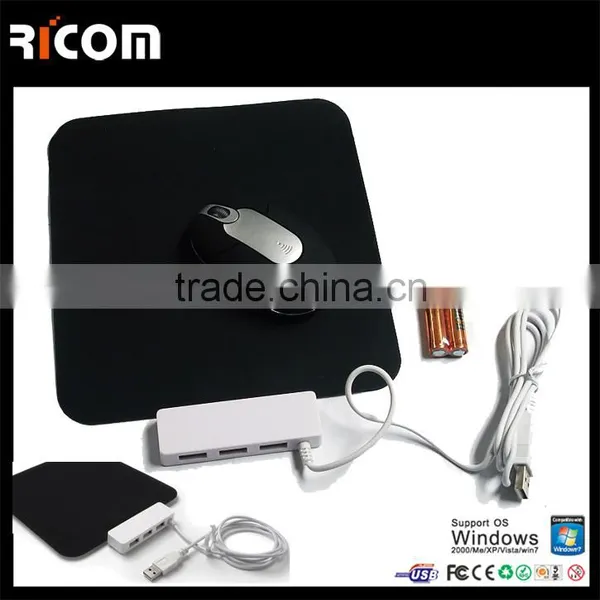 Silicone Usb Hub Mouse Pad,flexible Mouse Pad With Usb Hub,usb Hub Foldable Mouse Pad-MP201 photo-3