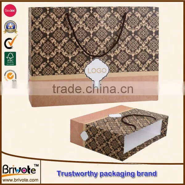 Customized From Dongguan Folding Paper Hand Bag photo-2