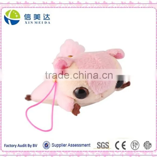 Plush Animal Puppet Cleaner Cell Phone Strap/2 in 1 Plush Phone Charm&finger Puppet