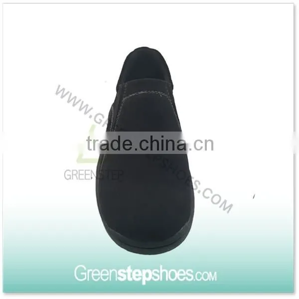 Genuine Leather Men's Black Shoes Loafers Casual Shoes photo-2