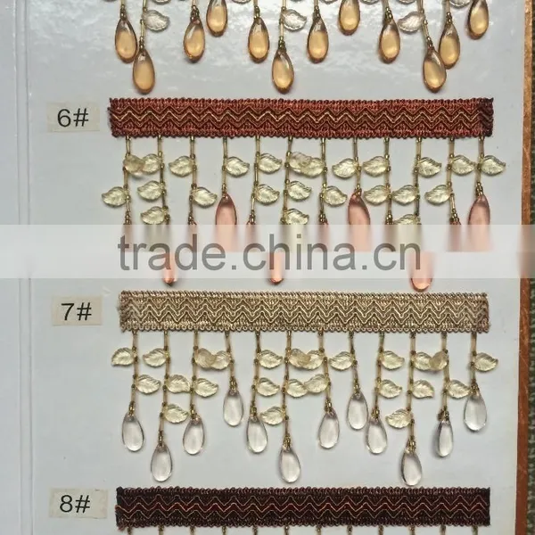 [YZLACE] Tassels Lace Curtains Wholesale 10075 photo-2