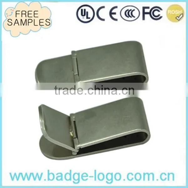 Etching Logo Top Quality Stainless Steel Money Clip photo-6